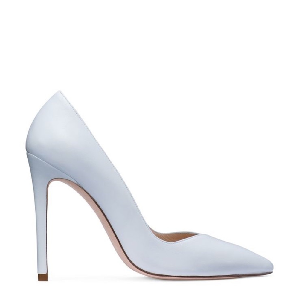 Stuart Weitzman Anny 105 pump in aqua ice